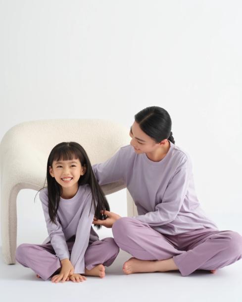 老米优品🎈春节不打烊！亲子/情侣/家庭装！A类面料🍃《新疆长绒棉圆领长袖+长裤家居服套装》 柔软舒适，居家松弛感满满！ 商品图3