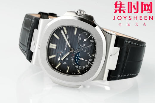 PPF潜心三年 真"芯"之作！百达翡丽PP鹦鹉螺系列5712GR 牛仔蓝皮带款总裁 新升级V3版 男士腕表 商品图6