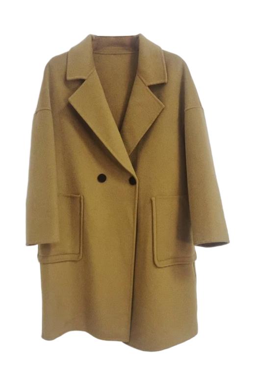 VIVIAN LIU薇薇安刘A2559306秋季女装新款翻领宽松贴兜大衣 商品图5