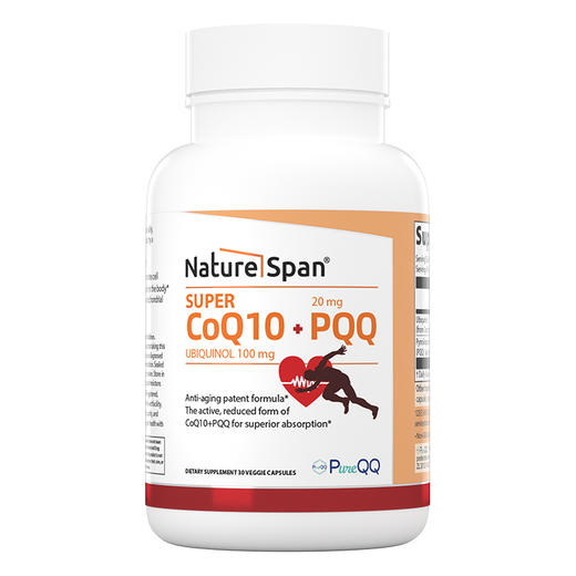还原型辅酶q10+PQQ营养胶囊美国30粒  NATURESPAN倍能适 商品图0