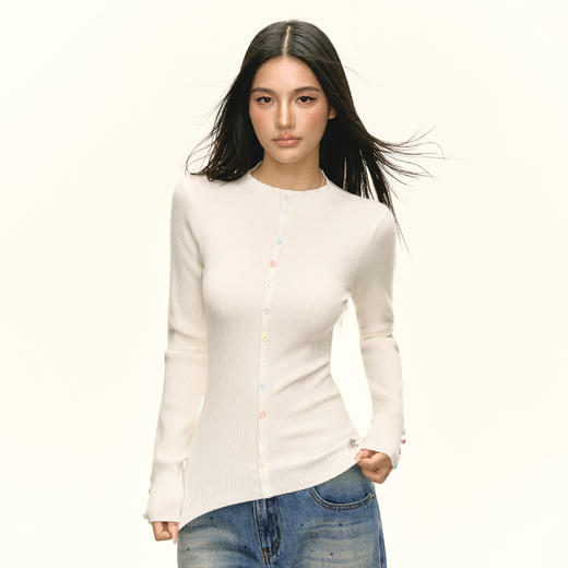 Ariseism 美式复古毛衣女秋季新款修身上衣 商品图1