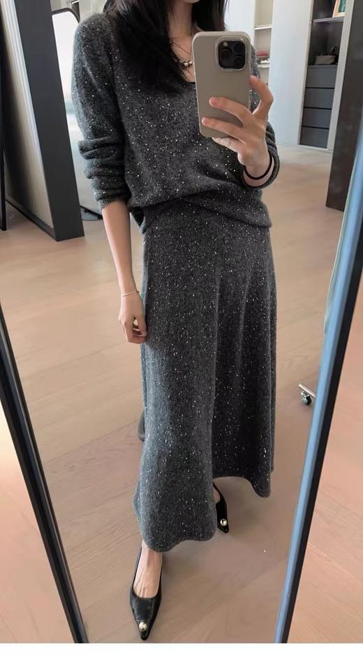 璀璨星河女神套装省心美丽“神助攻 ” 毛衣＋半裙 商品图5