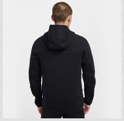 【云粉节】【8.8折】7楼NIKE耐克连帽外套男装秋新款运动服黑色跑步针织夹克HV0950-010吊牌价899现价791 商品图1