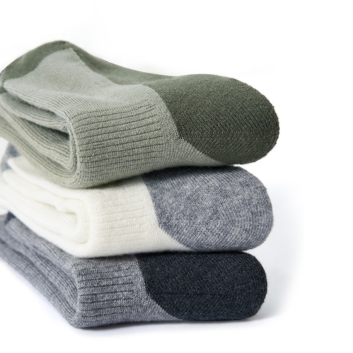 714street羊毛袜中筒保暖防寒户外徒步运动袜速干抗菌吸汗防臭