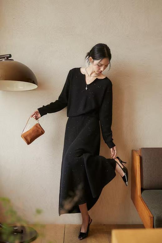 璀璨星河女神套装省心美丽“神助攻 ” 毛衣＋半裙 商品图14