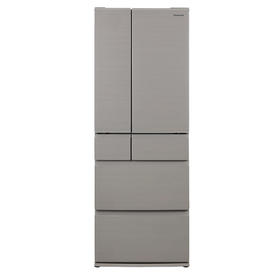 松下 冰箱 NR-F601XT-C5 589升 多门 嵌入式 风冷 变频 一级能效 无边框钢板 暮云灰颜色 单循环 LED控制面板 顶置压缩机