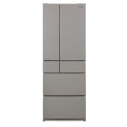松下 冰箱 NR-F601XT-C5 589升 多门 嵌入式 风冷 变频 一级能效 无边框钢板 暮云灰颜色 单循环 LED控制面板 顶置压缩机 商品图0
