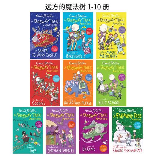 【赠音频，蓝思值640L】远方的魔法树10册A Faraway Tree Adventure章节桥梁侦探小说英文原版五个小伙伴远方的魔法树 商品图2
