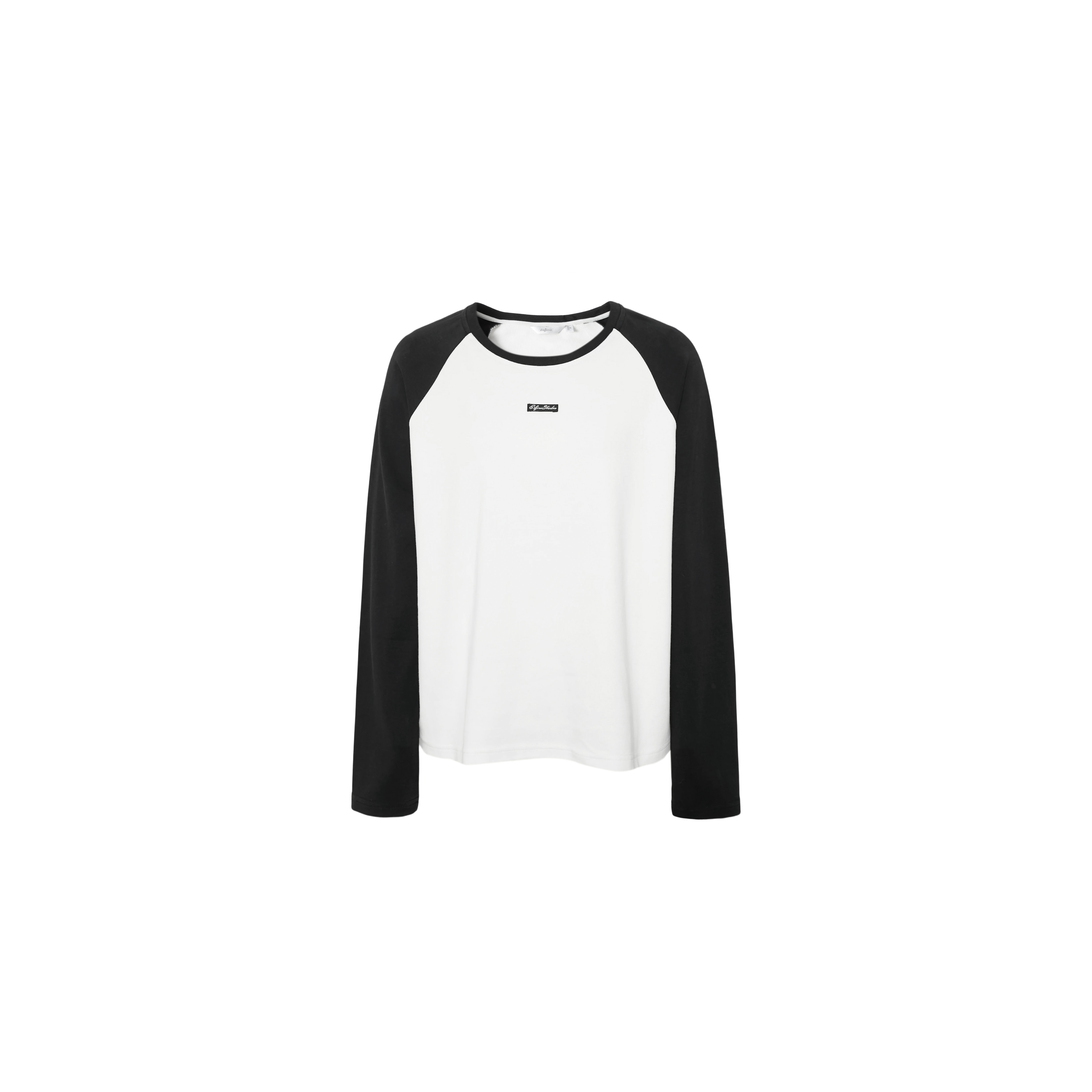 【积分换购不退货】【特惠不退货】伊芙丽圆领宽松长袖T恤1FA100001