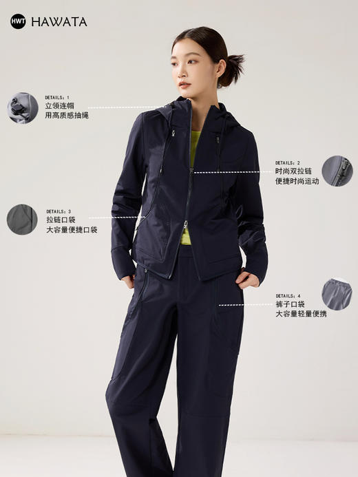 哈瓦塔户外工装防水冲锋衣H350167 商品图1
