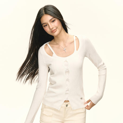 Ariseism 美式复古毛衣女秋季新款上衣 商品图1