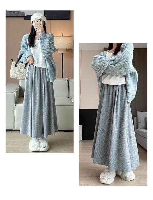 【YW】无忧购 秋冬季A字半裙长裙冬天小个子加绒半身裙子 Z481/Z482/Z483/Z535/Z536/Z537（截单后7天发货） 商品图2