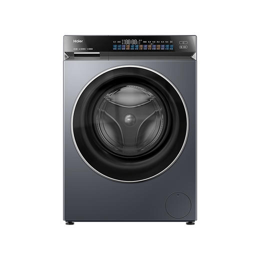 海尔直驱变频洗烘一体10公斤精华洗1.12洗净比超薄嵌入滚筒洗衣机 10KG滚筒洗烘一体XQG100-HBE839 商品图1