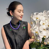 GAONAS  玲珑春色 中式盆景设计绿胸针11552ZG 商品缩略图4