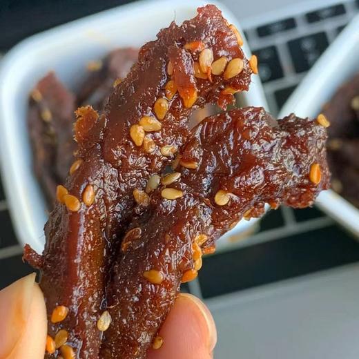 【肉食精选】幸福口袋蜀香原切牛肉条 配料表干净 先卤后切再炒 卤味浸润更入味 商品图1