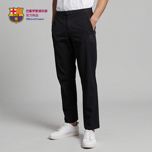 【官方正版】巴塞罗那俱乐部｜巴萨黑色休闲裤户外运动长裤 商品图2
