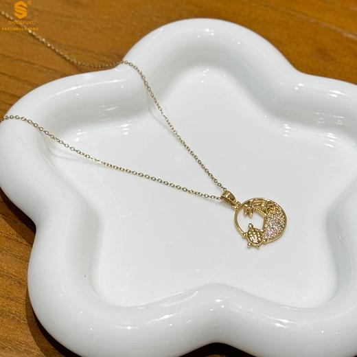 【品牌授权】【香港周六福】富甲一方K金吊坠（附赠K金项链） 商品图2