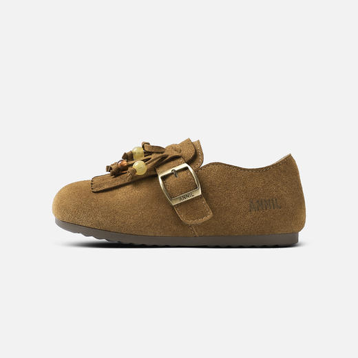 ANNIL/安奈儿童鞋女童韩系软底时尚休闲串珠皮鞋潮儿童鞋子HG5302569 商品图4