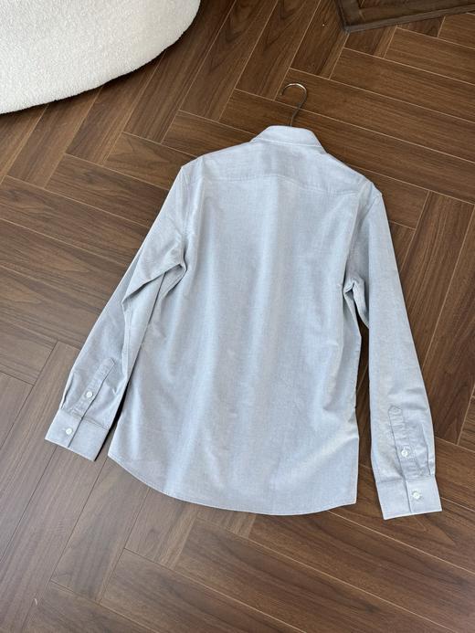 巴家 25新品翻领格纹饰边单排扣长袖上衣 商品图7