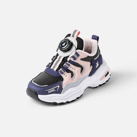 ANNIL/安奈儿童鞋女童加绒老爹鞋英氏旋转户外休闲鞋HG5405611 商品图3