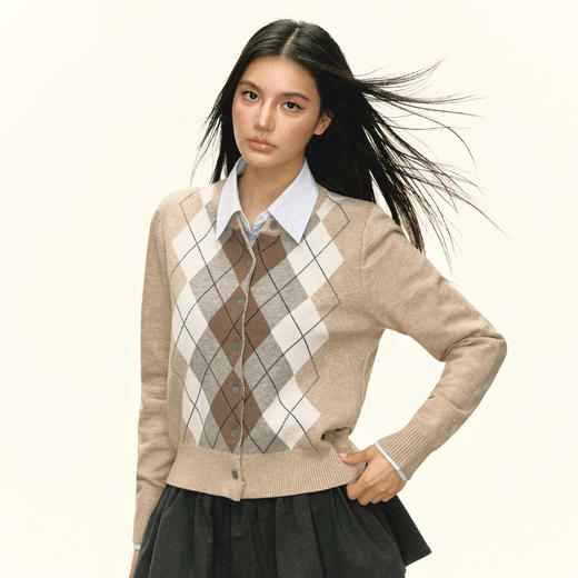 Ariseism 美式复古毛衣女秋季新款上衣 商品图0