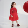 笛莎Deesha 童装女童连衣裙2025冬新款精致小香风长袖连衣裙 商品缩略图2