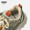 ANNIL/安奈儿童鞋男女童复古老爹鞋新款防滑运动鞋冬季加绒加厚厚底童鞋HM5405654 商品缩略图2
