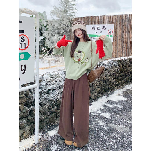 <曾小咸推荐>2.19 现货秒杀 ！微信超特价！韩系苹果提花毛衣 日常189.99 立减100 秒杀89.99！！ 商品图1