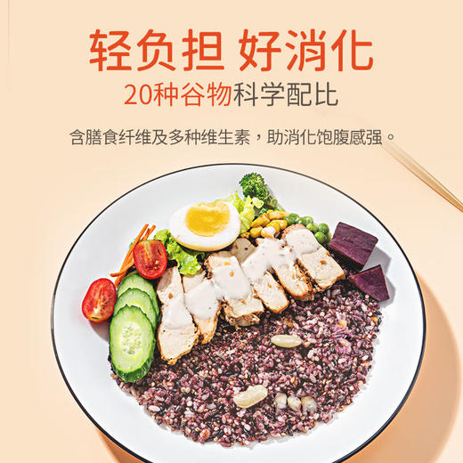 北纯多谷物米饭 高纤谷20 5斤/袋 商品图3