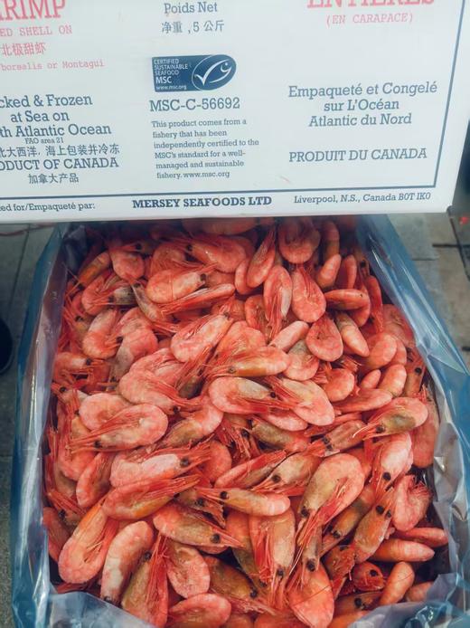 【头腹籽】加拿大畅销摩西品牌 北极甜虾  规格：90-120 捕捞日期：2025. 8月保质期2年 商品图0