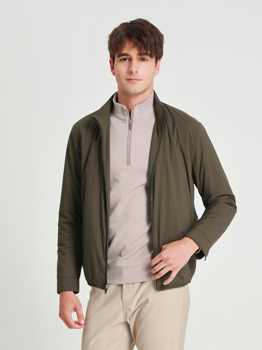 callisto橄榄绿轻量保暖棉服 商品图2