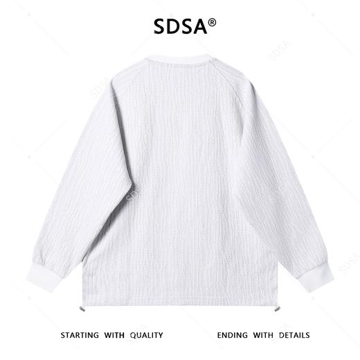 51999SDSA秋冬新款痞帅男装时尚胸前字母印花圆领卫衣下摆松紧百搭上衣 商品图5
