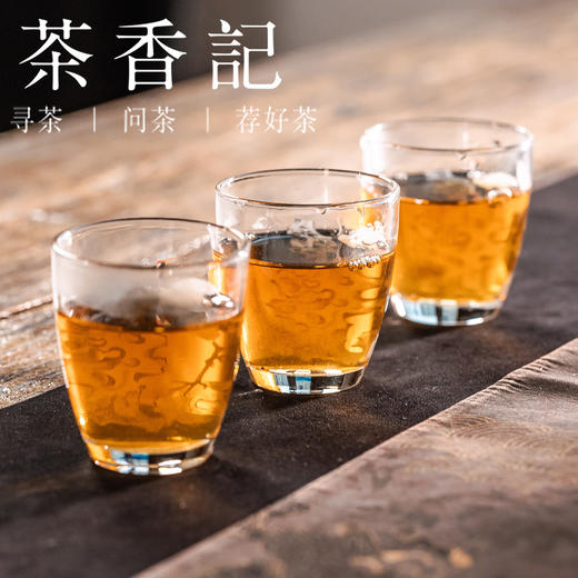 茶香记果尖松砖012安化黑茶老茶手筑茯砖自然金花果蜜雪梨韵甜糯润口 商品图5