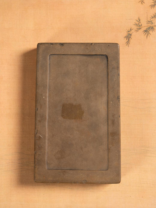 清	回纹锦地宝瓶池澄泥砚 商品图4