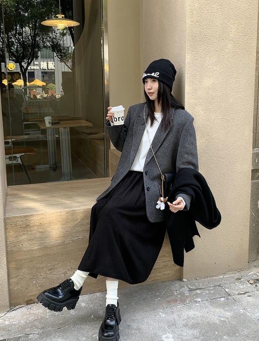 320g加厚刺绣双面金品羊绒打底衫！不起球！不缩水！一整个被软糯的体感治愈！ 商品图6