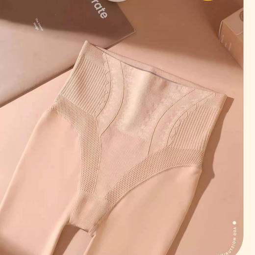 【黑色】【2条装】女士高腰磨毛水光连裤袜黑色女士春秋丝袜【S25355】 商品图3