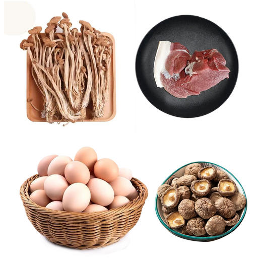 临泉特产茶树菇小香菇猪肉1900g+30枚初生蛋 商品图0