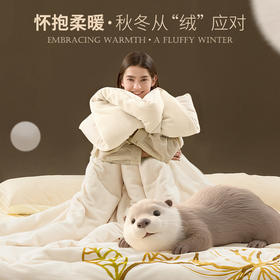 JACE獭獭被软糯蓬弹冬季暖绒被芯保暖 yb1028024