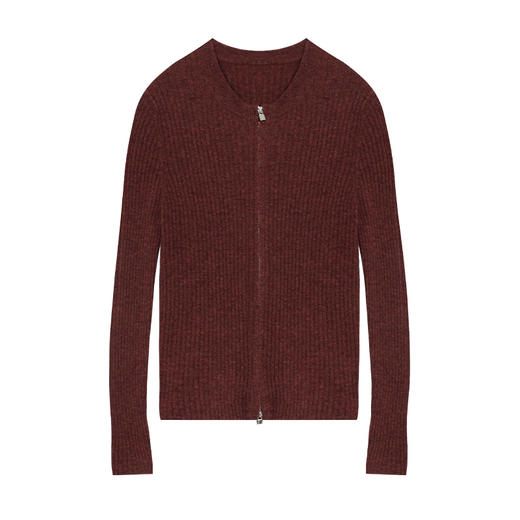 ESPRESSO抽条圆领开衫EAF101001S 商品图2