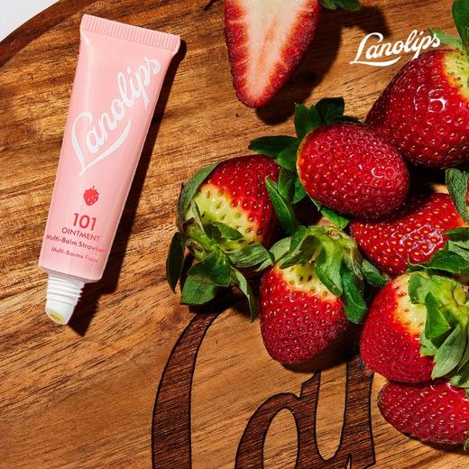 保税直发 LANOLIPS 多用绵润护肤膏手机随行款 10g (101爆汁草莓香型) 商品图2