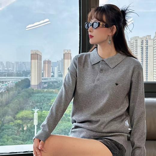 严选 | 迪奥同款 蜜蜂POLO领针织套头衫（同厂同面料） 商品图3