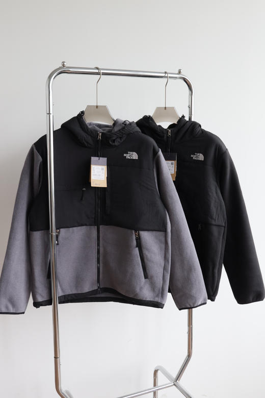 T2F超厚外套 P棉 3M棉填充 连帽摇粒绒拼接外套 WT905 商品图2