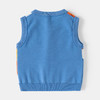 【79元2件】儿童双层棉线针织毛衣背心 秋冬百搭毛衣马甲 商品缩略图1