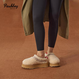 【梅花出品】帕奢利/LAMY民族风美利奴羊毛TAZZ泰迪雪地靴HZ0028P