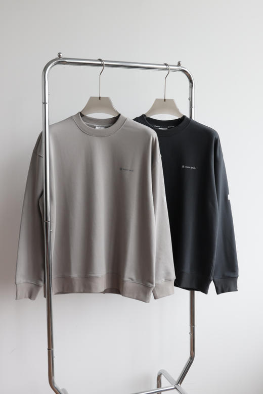 S.P 雪锋新款 宽松廓形 圆领袖标长袖卫衣 WY924 商品图2