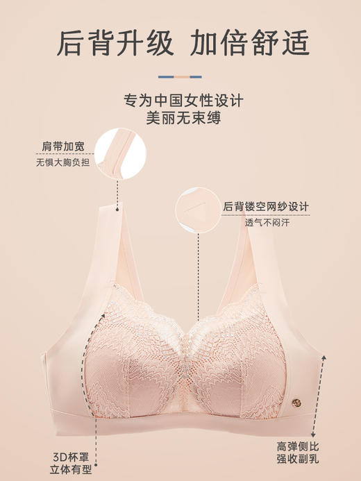 【爱慕】【新品丨大灼华】大灼华术后文胸、精致蕾丝、乳腺内置插袋、防溜肩，适合大胸 商品图1