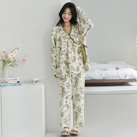 昕芬儿--新中式印花棉家居服 | 舒适透气轻盈 亲肤丝滑不跑杯 自带隐形胸垫 丝滑软糯触感 男女款都有