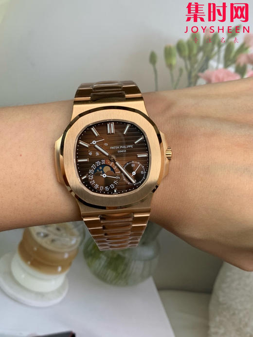 PPF潜心三年 真"芯"之作！百达翡丽PP鹦鹉螺系列5712GR 全玫金钢带 玫瑰金总裁 新升级V3版 男士腕表 商品图8