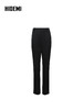 HIDEMI 进口绵羊毛加厚显瘦烟管神裤西装裤 黑色 商品缩略图4