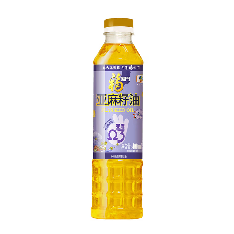 福临门福泰安康亚麻籽油 400mL